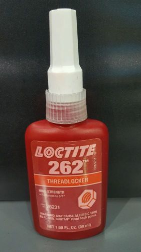 LOCTITE 26231 Threadlocker 262, 50mL Bottle, Red