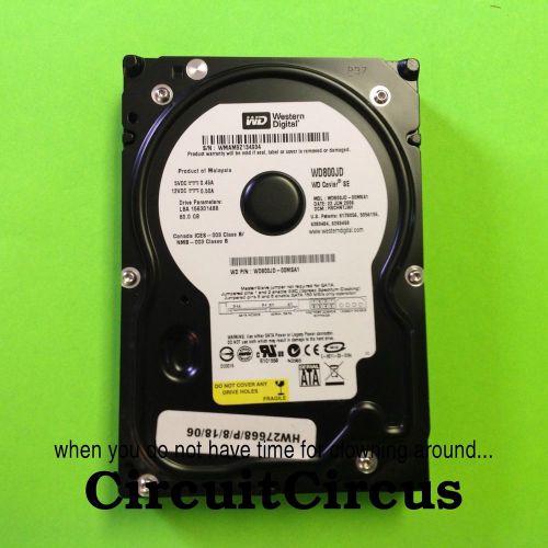 WD800JD-00MSA1 WESTERN DIGITAL PIONEERPOS MAGNUS XV 15&#034; TOUCH POS HARD DISK