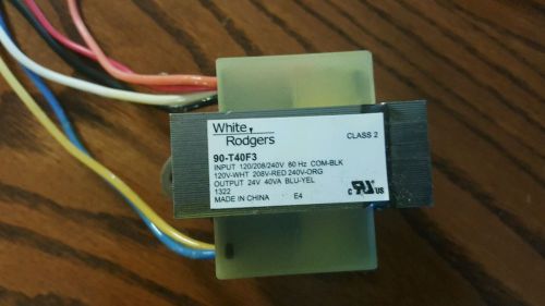 White rodgers transformer; ac; enclosed; 1-ph; 60hz; pri 120/208/240vac; sec 24v for sale