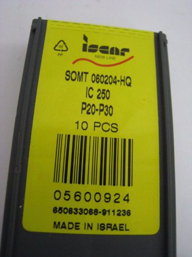 ISCAR Indexable Drill Carbide Inserts, SOMT 060204-hq IC250 p20-p30  11 new 2 un