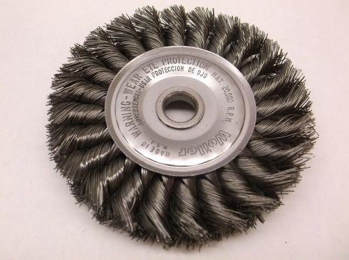 New WEILER Knot Wheel Brush 4 In (3A199) (D43A)