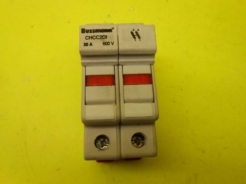 Bussmann chcc2di 30a,600v,  fuse holder -- lot of 2, used for sale