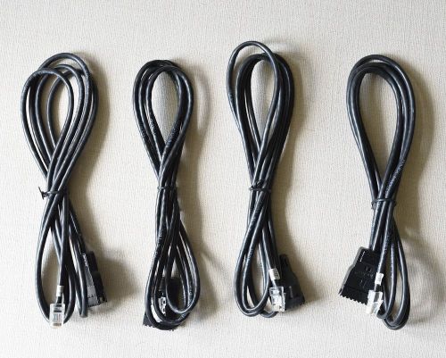 4 X Molex  KPC-00147  4PR KATT TO RJ45 ,Cat-5, 2 m, Black