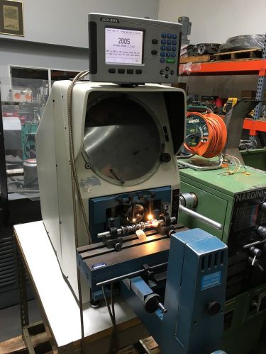 DELTRONIC 330A-DEL OPTICAL COMPARATOR 12&#034; Screen  5&#034; x 15&#034; Table Digital Readout