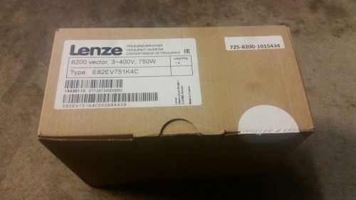 LENZE E82EV751K4C FREQUENCY INVERTER 8200 VECTOR 750w *NEW IN A BOX*