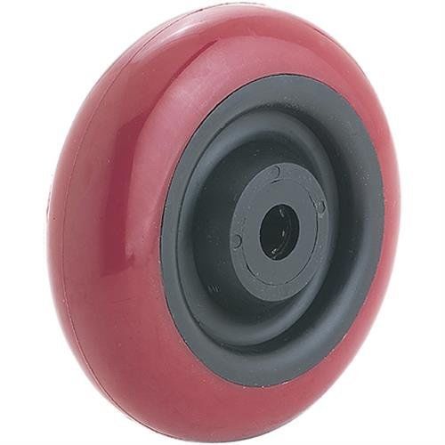 Steelex D2651 Polyurethane Wheel with Roller Bearing Hub, 220-Pound Capacity,