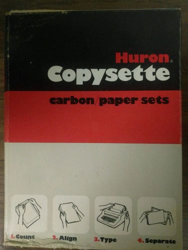 Box of 500 Huron Copysette Carbon/paper Sets