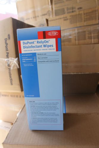 DUPONT RELYON DISINFECTANT WIPE 150 DISPOSABLE WIPE ALCOHOL 10X12&#034; TUBERCULOCIDE