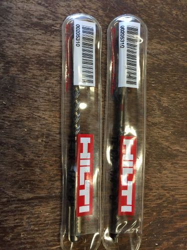 NEW Hilti Hammer Drill Bit TE-CX 1/4&#034; x 6&#034; 00205310-  2 Bits