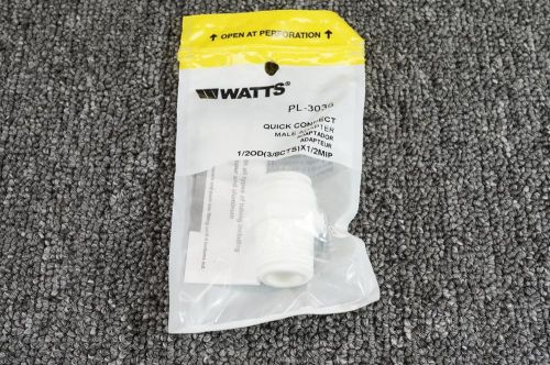 Watts Quick Connect Male Adapter PL-3036 1/2&#034; X 1/2&#034;