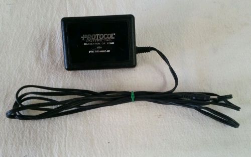 Protocol 503-0002-00 Wall Transformer   Power Supply