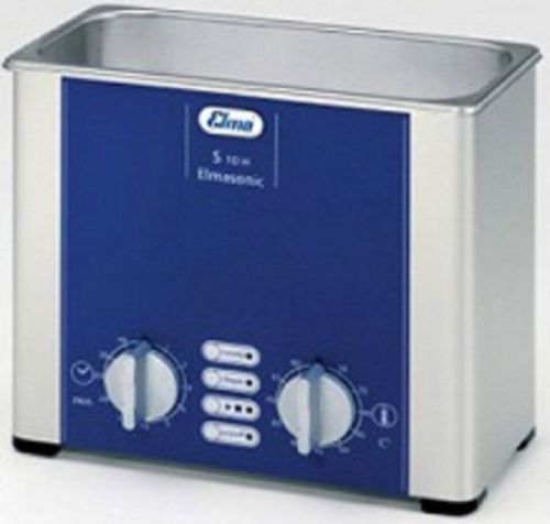 Elma Elmasonic S10H 0.8 Liter Heated Ultrasonic Cleaner and Basket, NEW