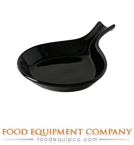 Tuxton BBP-100 Fry Pan Server 12 oz. DuraTux®© black  - Case of 12