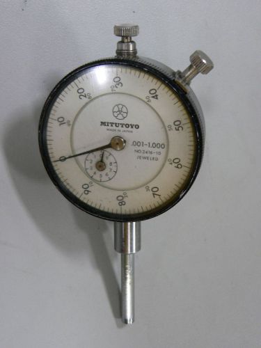 Mitutoyo Dial Indicator 2416-10 Jeweled .001-1.000&#034;