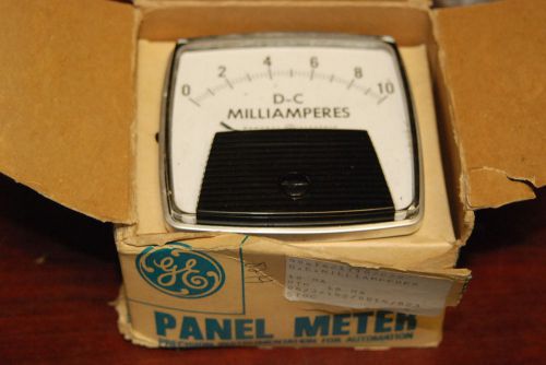 GE, D-C Milliamperes, 50-162111GZGZ2, New in Box