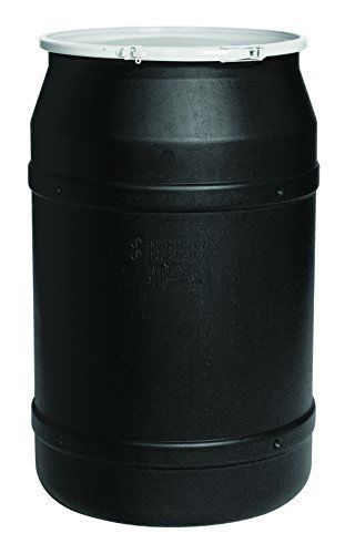 Eagle 1656blk black drum with poly lever lock ring, 55 gal capacity for sale