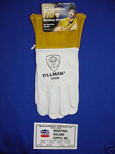 Tillman 24cm tig welding  gloves medium top grain kidskin for sale