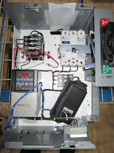 New allen bradley vfd 3/4hp 2163 mcc powerflex 40 22bd2p3n104 for sale