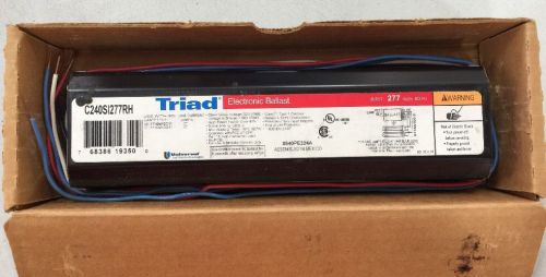 New Triad C240SI277RH Electronic Ballast 277V 40W