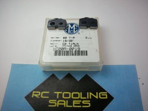 19/32 carbide spade drill insert tialn coated series #0 t-a 1c20a-0019 new allie for sale