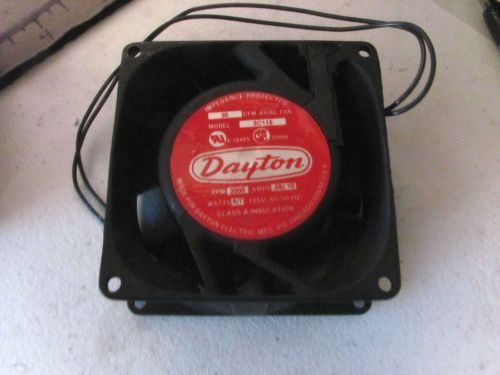 Dayton Axial Fan 115 Volts 6/7 Watts; 30 CFM; Model 5C115 - 3000 RPM