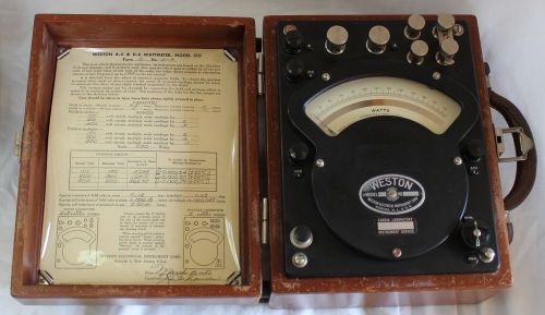 Weston 310 Wattmeter from Sandia National Laboratory