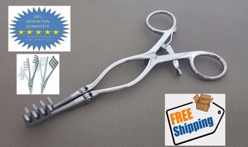 Adson Self Retaining Retractor 4 x 4 Prong Blunt Surgical Orthopedic Equipment