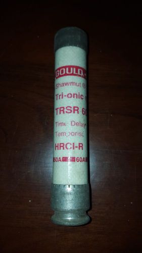 Gould Shawmut TRSR 60 Time Delay Fuse 600VAC, 60 Amps