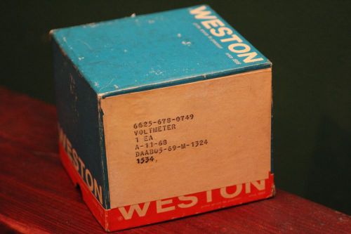 WESTON A.C. Voltmeter MODEL 1534 N.O.S.