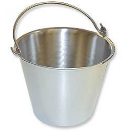 Stainless Steel Pail Bucket &amp; Handle 9QT Veterinary Surgery Dental Milk Food