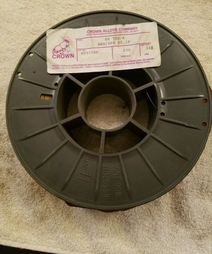 Er 70s-6 aws/sfa a5.18 .030 dia 11 lbs spool welding wire for sale