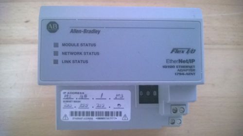 Allen Bradley Flex I/O 1794-AENT Ethernet/IP Adapter Module Ser B TESTED