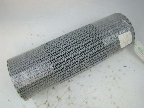 Habasit conveyor belt 23.6&#034; x 10&#039; flush grid polypropylene M2533