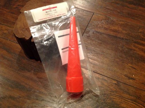 New SUREFIRE Flashlights F28 6” TRAFFIC CONE WAND, ORANGE, Fits 1.25” Bezel