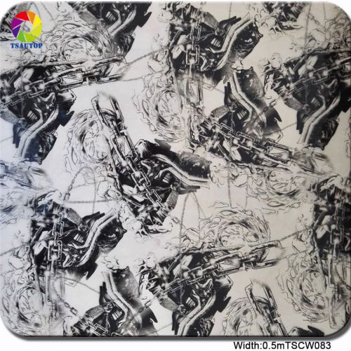 HYDROGRAPHICS FILM Skull PRINT WATER TRANSFER PRINTING FILM HYDROGRAPHIC TSAUTOP