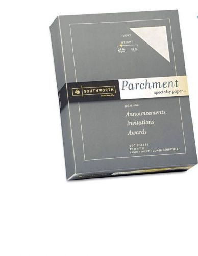 Southworth Fine Parchment Paper, 24 lbs, 8-1/2 x 11, 500/Box