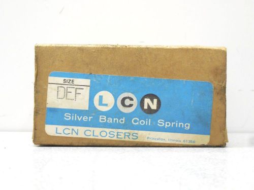 RX-2696, NEW LCN CLOSERS SILVER BAND COIL SPRING. SIZE:DEF.