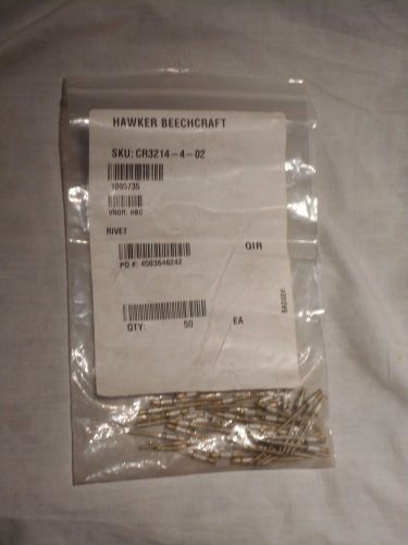 (45 Pcs) CR3214-4-02, 1/8&#034;, FLUSH HEAD, 100°, CHERRYMAX RIVET