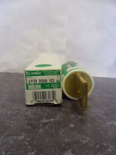 New Littelfuse JTD200ID JTD 200 ID Amp Fuse Bussmann LPJ-200 600 Volts NIB