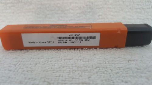 HERTEL HSSCo8 4FL CC TiN SEM 1/4X3/8X1-1/4X3-1/16 (41114380)