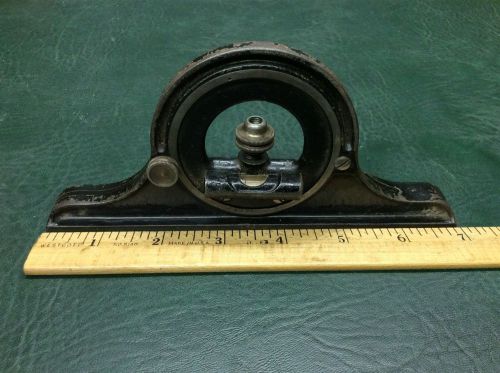 Vintage Starrett No. 490 Protractor Head Machinist Tool