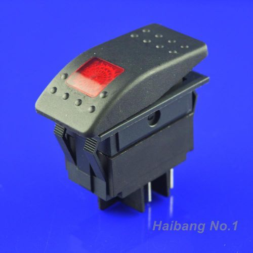 4-pin waterproof 12v 20a bar rocker toggle switch red led light car boat w8 for sale