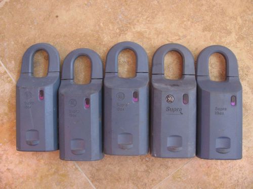 Lot of 5 Used GE Supra iBox Real Estate Deprogrammed Lockboxes Free Shipping