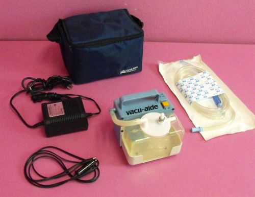 Devilbiss vacu-aide compact portable medical dental suction aspirator for sale
