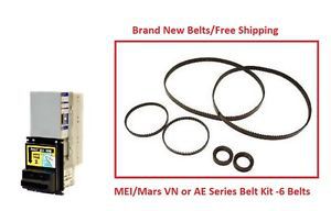 Belt kit for mars mei ae &amp; vn dollar bill validators &amp; acceptors series 2000 for sale