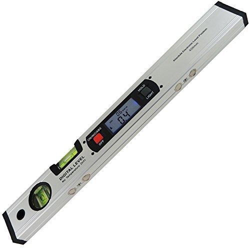 Gain Express Angle Finder Ruler Tool Gauge Spirit Level 42cm Long Digital