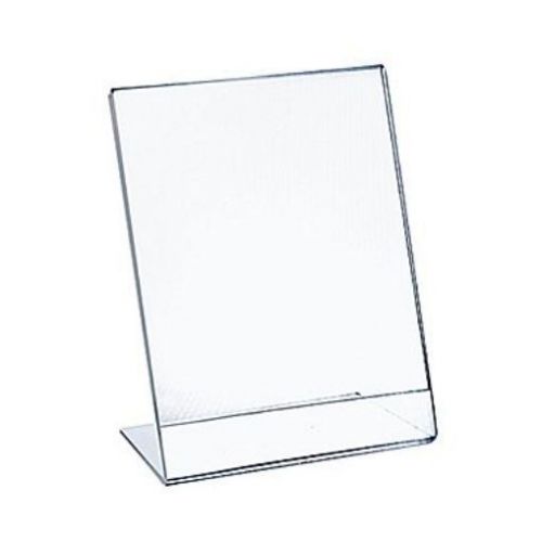 Azar L Shape Acrylic Sign Holder, 17&#034;H x 11&#034;W, 10/Pack (112708) *READ DETAILS*