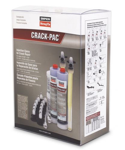 Simpson strong-tie etipac10kt crack-pac injection epoxy kit for sale