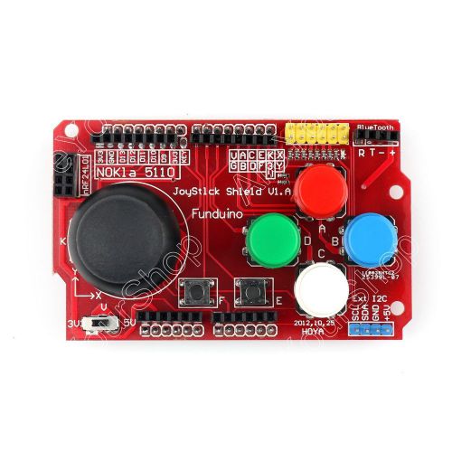 1x gamepads joystick keypad shield ps2 for arduino nrf24l01 nokia 5110 lcd i2c. for sale