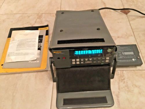 Fluke 2635A Hydra Data Datalogger w/2645A Universal Input Module Case Diskets -